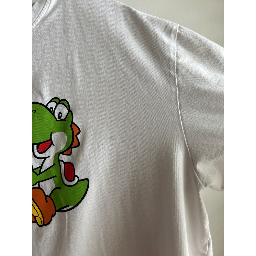 Super Nintendo World Universal Studios White Yoshi Graphic T-Shirt Mens XL - Picture 10 of 14